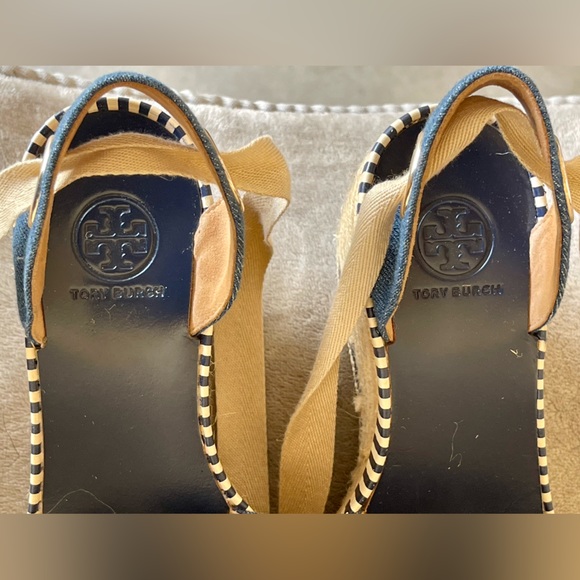 Cute Original Tory Burch Wedge Espadrille /Excellent Condition / Size 5 1/2 - Picture 3 of 6